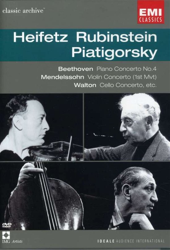 Cover for Rubinstein / Heifetz / Piatigo · Classic Archive DVD Series (DVD) (2002)