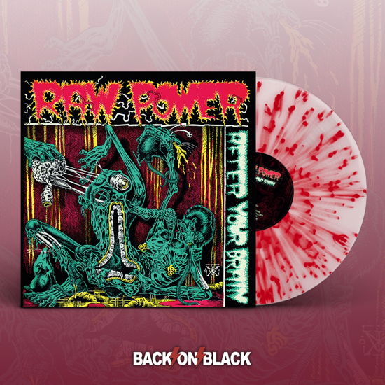 Cover for Raw Power · After Your Brain (White W/ Red Splatter Vinyl) (LP) (2021)