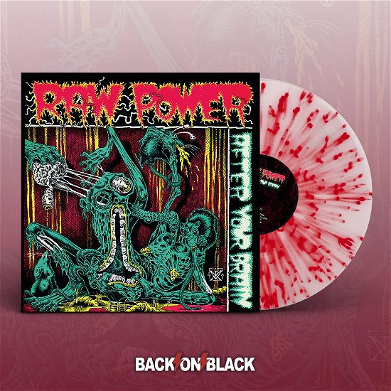 Cover for Raw Power · After Your Brain (White W/ Red Splatter Vinyl) (LP) (2021)