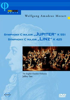 English Chamber Orchestra - Jeffrey Tate - Symphony C Major Jupiter - Symphony C Major Linz - Mozart Wolfgang Amadeus - Film - ARTHAUS MUSIK - 0807280008197 - 15 mars 2018