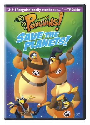 Cover for 321 Penguins! · Save The Planets! (DVD)