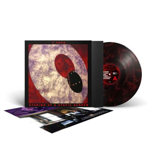 T-Tops · Staring at a Static Screen (Red / Blk Marble Vinyl) (LP) (2021)