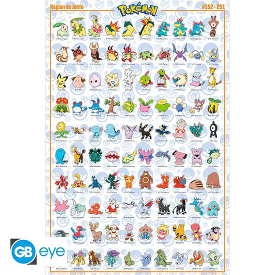 Cover for Großes Poster · POKEMON - Poster Johto French (91.5x61) (Toys) (2019)