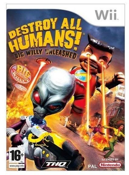 Cover for Thq · Destroy All Humans! Big Willy Unleashed (DELETED TITLE) (Wii) (2008)
