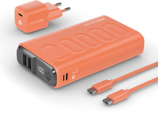 Cover for RealPower Powerbank PB-20000 Set       orange (ACCESSORY) (2024)