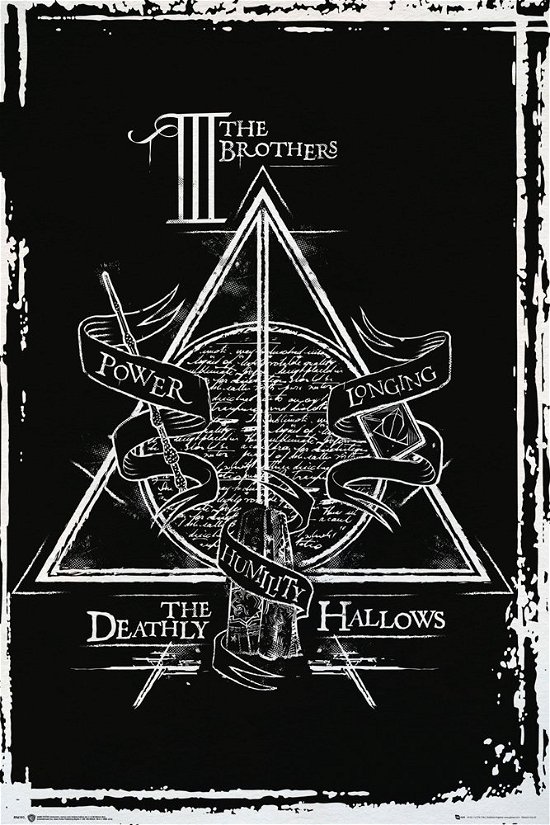 Harry Potter: Gb Eye - Deathly Hallows Graphic (Poster Maxi 61x91,5 Cm) - Poster - Maxi - Koopwaar - AMBROSIANA - 5028486352197 - 14 januari 2016