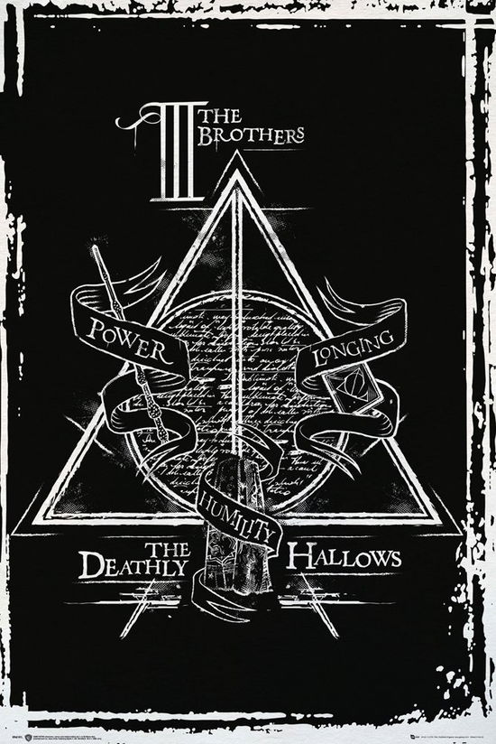 Harry Potter: Gb Eye - Deathly Hallows Graphic (Poster Maxi 61x91,5 Cm) - Poster - Maxi - Merchandise - AMBROSIANA - 5028486352197 - 14. Januar 2016