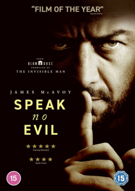 Speak No Evil - Speak No Evil DVD - Filmes - UNIVERSAL PICTURES - 5053083269197 - 9 de dezembro de 2024