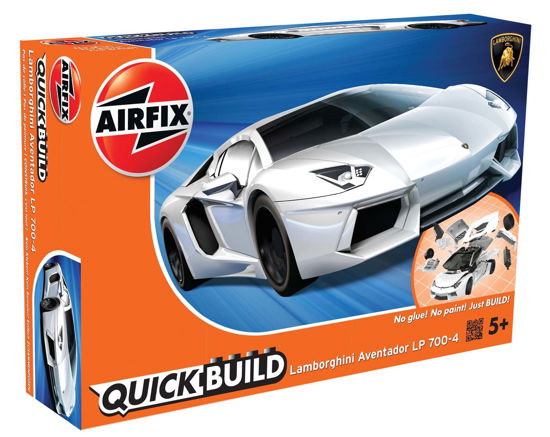 Quickbuild Lamborghini Aventador - White - Airfix - Merchandise - Airfix-Humbrol - 5055286642197 - 