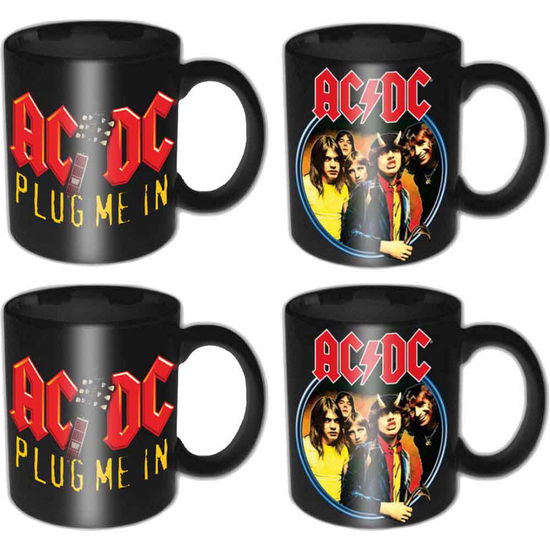 Cover for AC/DC · AC/DC Mini Mug Set: 4 Piece Set (2 each of Devil &amp; Angus Plug Me In) (Mug) (2025)