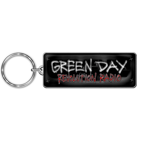 Green Day Keychain: Revolution Radio (Die-Cast Relief) - Green Day - Merchandise - PHM - 5055339780197 - 28. oktober 2019