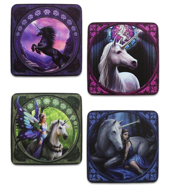 Cover for Anne Stokes · Anne Stokes: Unicorns (Set 4 Sottobicchieri) (MERCH)