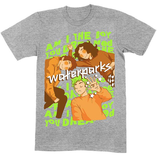 Cover for Waterparks · Waterparks Unisex T-Shirt: Dreamboy (T-shirt) [size S] [Grey - Unisex edition]