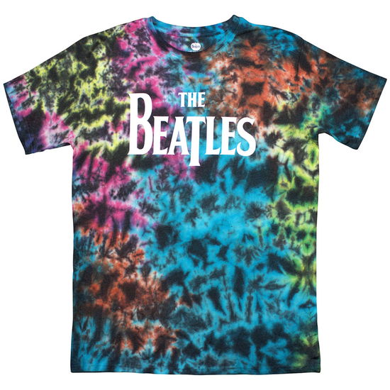 The Beatles Unisex T-Shirt: Drop T Logo (Wash Collection) - The Beatles - Merchandise -  - 5056368668197 - June 7, 2021