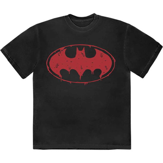 DC Comics Unisex T-Shirt: Batman - Red Slime - DC Comics - Gadżety -  - 5056737248197 - 