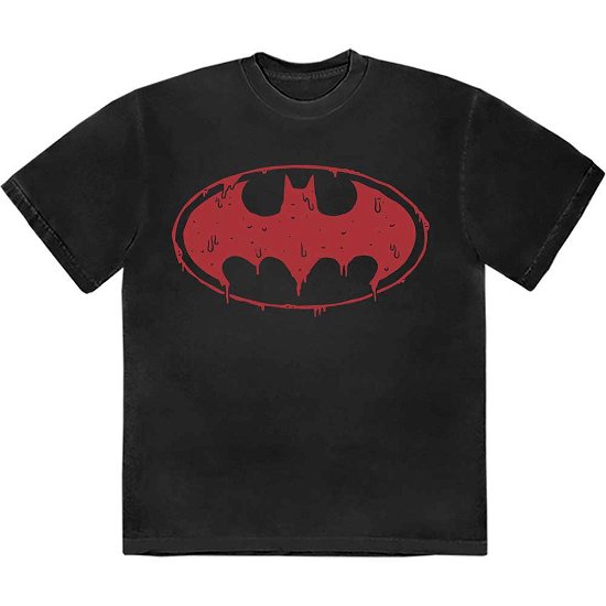 DC Comics Unisex T-Shirt: Batman - Red Slime - DC Comics - Merchandise -  - 5056737248197 - 