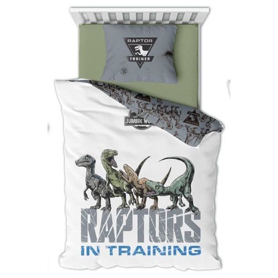 Cover for Divers · Jurassic World Raptors Cotton Duvet Cover 140 X 200 Cm Pillowcase 65 X 65 Cm (Spielzeug)
