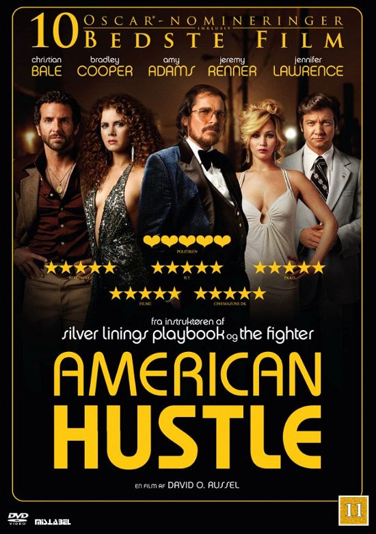 Cover for Christian Bale / Bradley Cooper / Amy Adams / Jeremy Renner / Jennifer Lawrence · American Hustle (DVD) (2014)