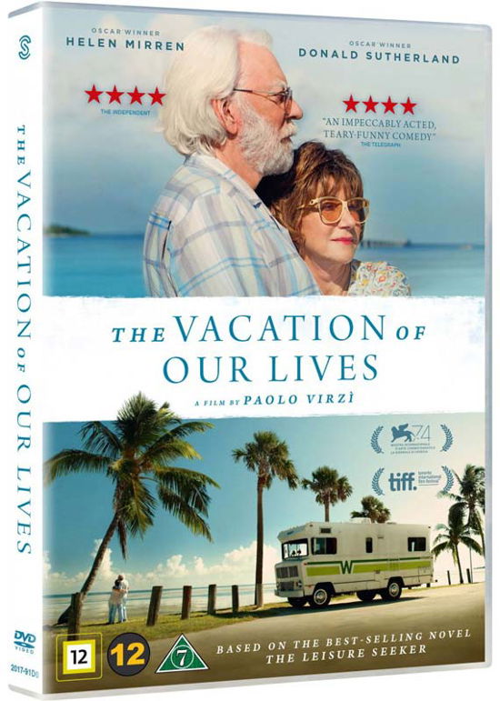 The Vacation of Our Lives (Vores livs ferie) - Helen Miren / Donald Sutherland - Elokuva -  - 5706169001197 - torstai 26. heinäkuuta 2018