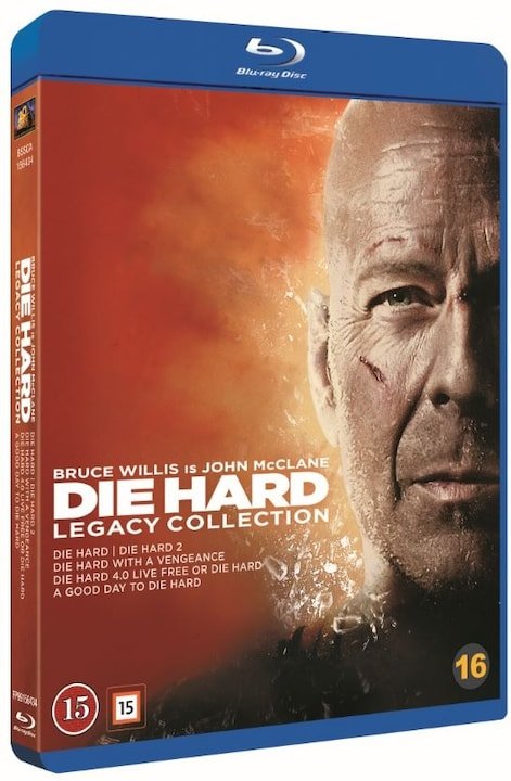 Cover for Die Hard Legacy Collection (Die Hard 1-5) (Blu-ray) (2017)