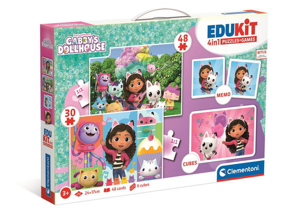 Cover for Clementoni · EDUKIT 4in1 Gabby's Dollhouse (GAME) (2025)