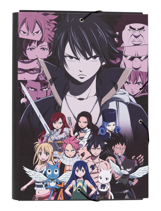 FAIRY TAIL - A4 Premium Binder with Flaps & Elasti - Fairy Tail - Merchandise -  - 8435497272197 - 