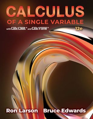 Cover for Ron Larson · Student Solutions Manual for Larson / Edwards' Calculus of a Single Variable, 12th (Paperback Book) (2023)