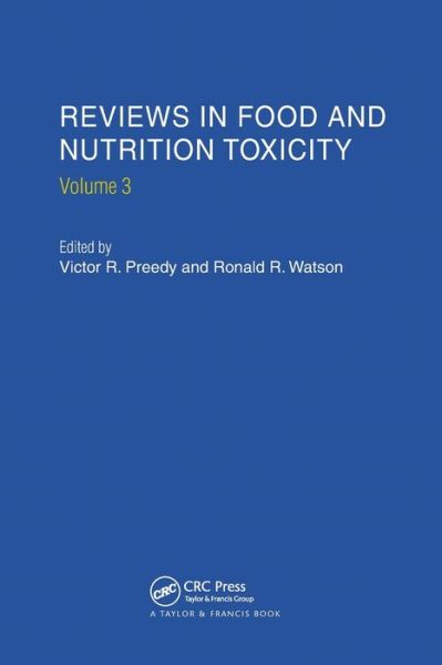 Cover for Victor R. Preedy · Reviews in Food and Nutrition Toxicity, Volume 3 (Paperback Book) (2019)