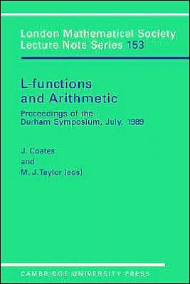 Cover for Lms Durham Symposium · L-Functions and Arithmetic - London Mathematical Society Lecture Note Series (Paperback Bog) (1991)
