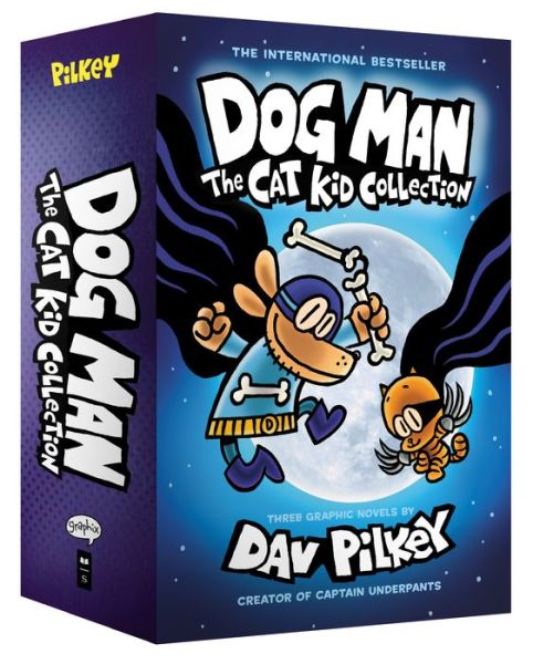 Cover for Dav Pilkey · Dog Man: The Cat Kid Collection: From the Creator of Captain Underpants (Dog Man #4-6 Box Set) (Book) (2019)