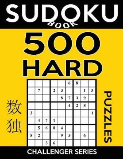 Cover for Sudoku Book · Sudoku Book 500 Hard Puzzles (Paperback Bog) (2017)