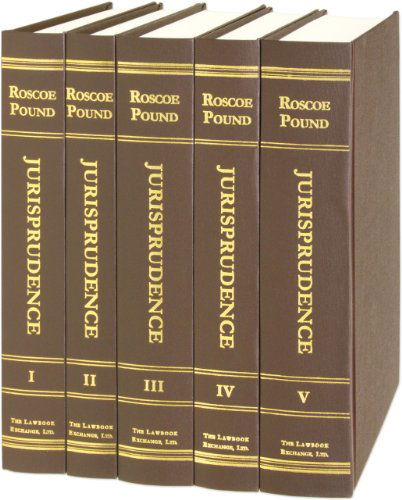 Cover for Roscoe Pound · Jurisprudence (5 Vols.) (Hardcover Book) (2012)