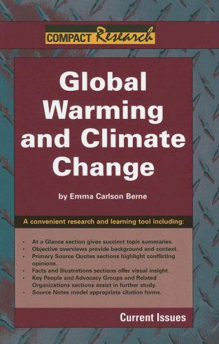 Cover for Emma Carlson Berne · Global Warming and Climate Change (Compact Research Series) (Hardcover Book) (2007)