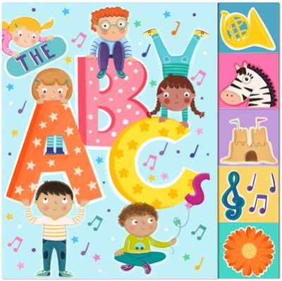 Cover for Constanza Basaluzzo · The ABCs (Board book) (2021)