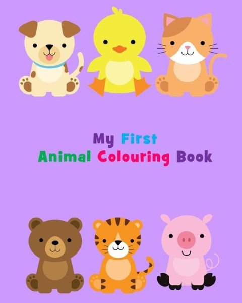 Cover for The Little Learner's Club · My First Animal Colouring Book (Paperback Bog) (2024)