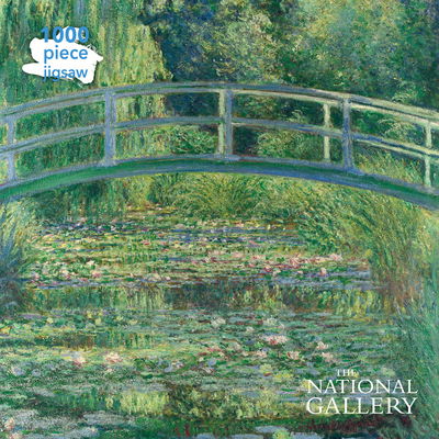 Adult Jigsaw Puzzle National Gallery: Monet: The Water-Lily Pond: 1000-Piece Jigsaw Puzzles - 1000-piece Jigsaw Puzzles - Flame Tree - Gesellschaftsspiele - Flame Tree Publishing - 9781787552197 - 17. September 2018