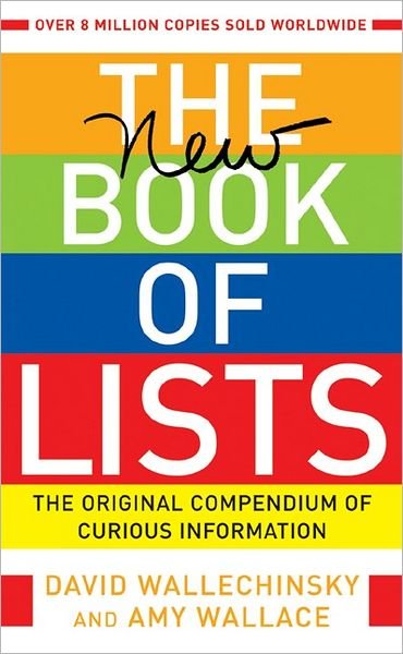 Cover for Amy Wallace · The New Book of Lists: the Original Compendium of Curious Information (Pocketbok) (2005)