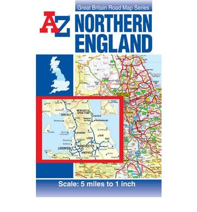 Cover for Geographers' A-z Map Company · Northern England Road Map (Paperback Book) (2010)