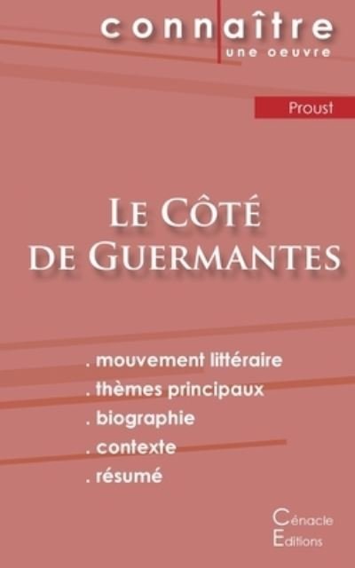 Cover for Marcel Proust · Fiche de lecture Le Cote de Guermantes de Marcel Proust (Analyse litteraire de reference et resume complet) (Paperback Bog) (2022)