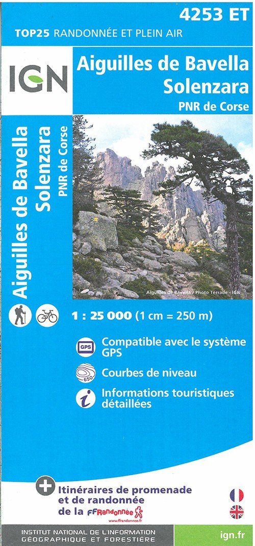 Cover for Ign · IGN TOP25: Aiguilles de Bavella - Solenzara, Parc National de Corse (Tryksag) (2015)