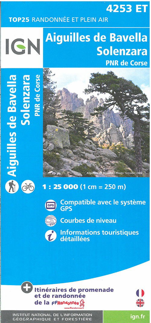 Cover for Ign · IGN TOP25: Aiguilles de Bavella - Solenzara, Parc National de Corse (Print) (2015)