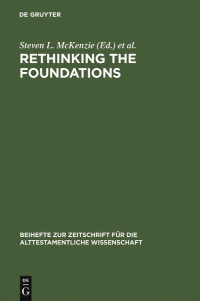 Cover for Steven L Mckenzie · Rethinking the Foundations (Book) (2000)