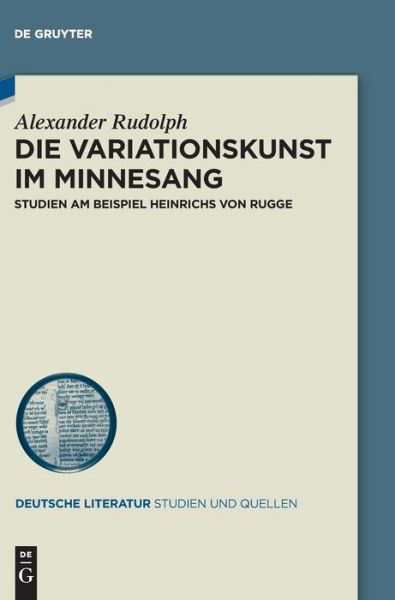 Cover for Rudolph · Die Variationskunst im Minnesan (Book) (2018)