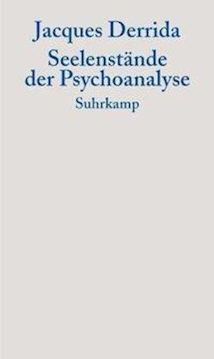 Cover for Jacques Derrida · SeelenstÃ¤nde D.psychoanalys (Book)