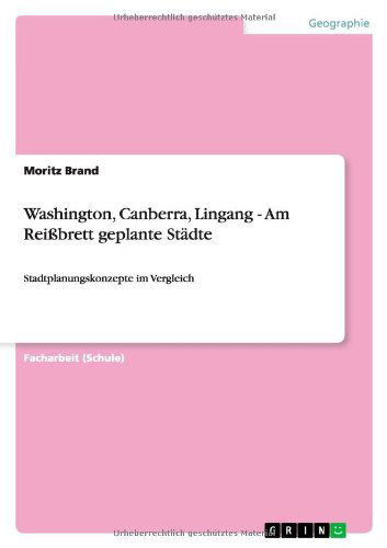 Cover for Brand · Washington, Canberra, Lingang - A (Book) [German edition] (2011)