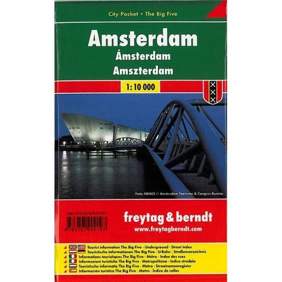 Cover for Freytag-Berndt und Artaria KG · Freytag &amp; Berndt Stadtplan Amsterdam (Book) (2012)