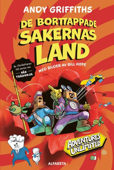 Cover for Andy Griffiths · De borttappade sakernas land (Bound Book) (2025)