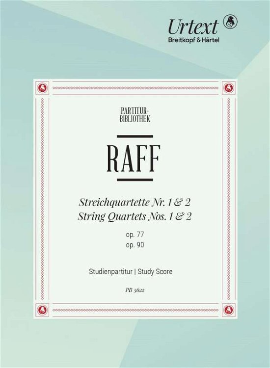 Cover for Raff · Raff:streichquartett Nr. 1 D-moll Op. 7 (Book)