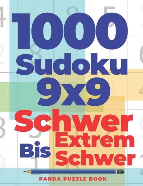Cover for Panda Puzzle Book · 1000 sudoku 9x9 Schwer Bis Extrem Schwer (Pocketbok) (2020)