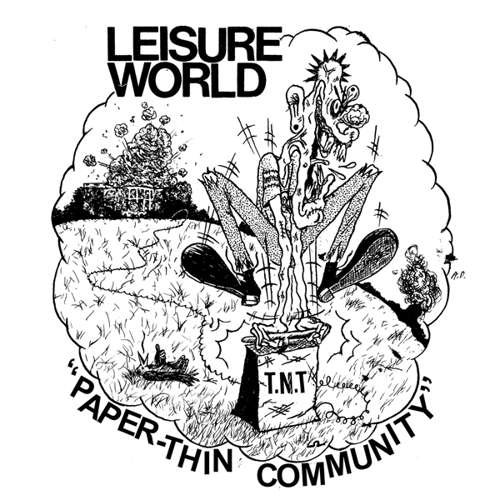 Cover for Leisure World · Paper-Thin Community (7&quot;) (2017)
